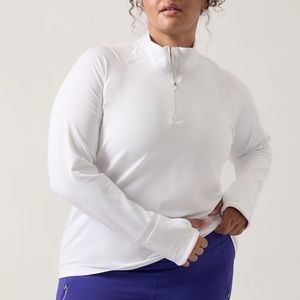 Athleta Whisper Half Zip